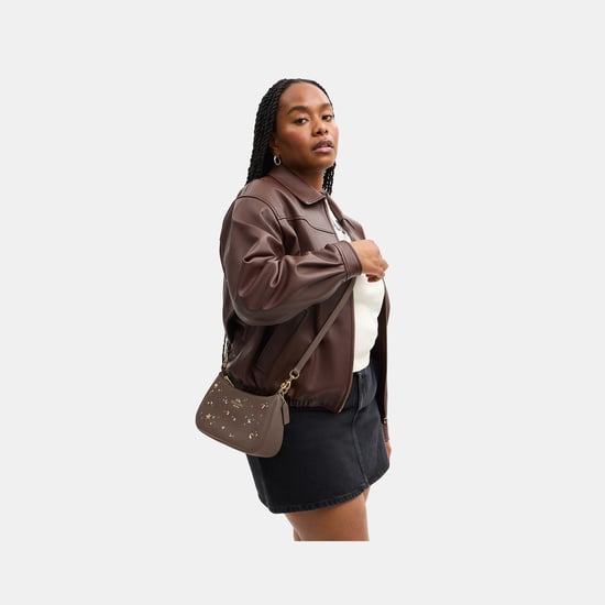 Teri Shoulder Bag With Rivets - Image 6