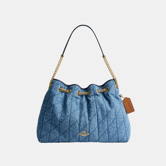 Evelyn Shoulder Bag In Regenerative Cotton With Quilting - Image 1