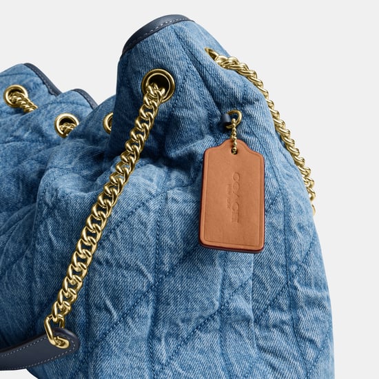 Evelyn Shoulder Bag In Regenerative Cotton With Quilting - Image 6