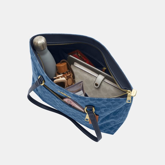 Station Tote Bag In Signature Denim - Image 3