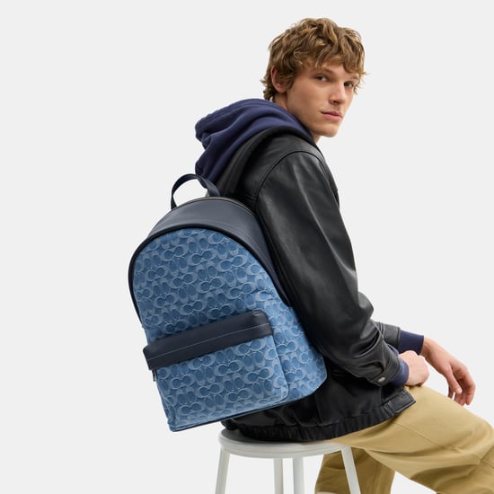 Taylor Backpack In Signature Denim - Image 4