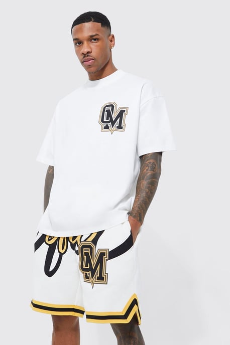 Oversized Ofcl Basketball T-shirt And Short Set - Image 1