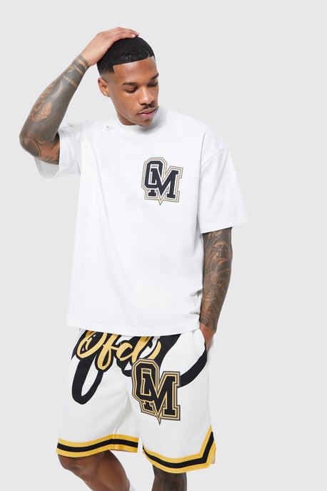 Oversized Ofcl Basketball T-shirt And Short Set - Image 3