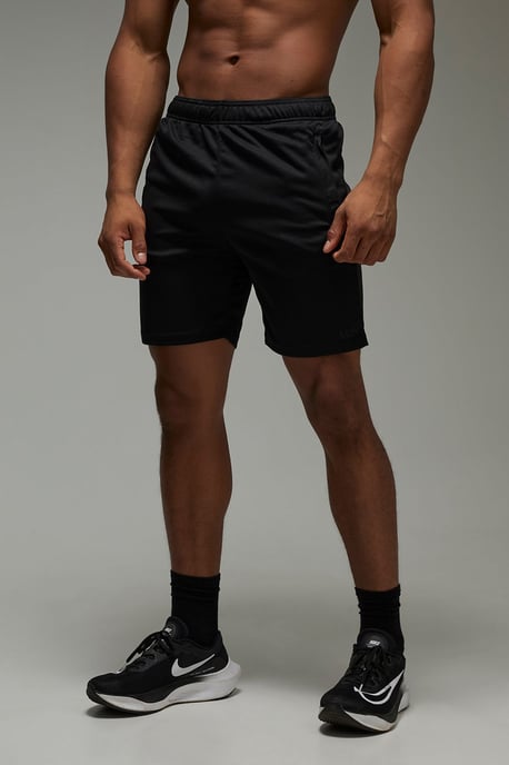 Man Active Zip Pockets Stretch 7inch Gym Short - Image 1