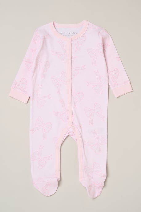 5-Piece Bow Print All in One Baby Gift Set - Image 2