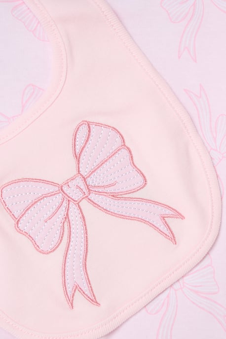 5-Piece Bow Print All in One Baby Gift Set - Image 5