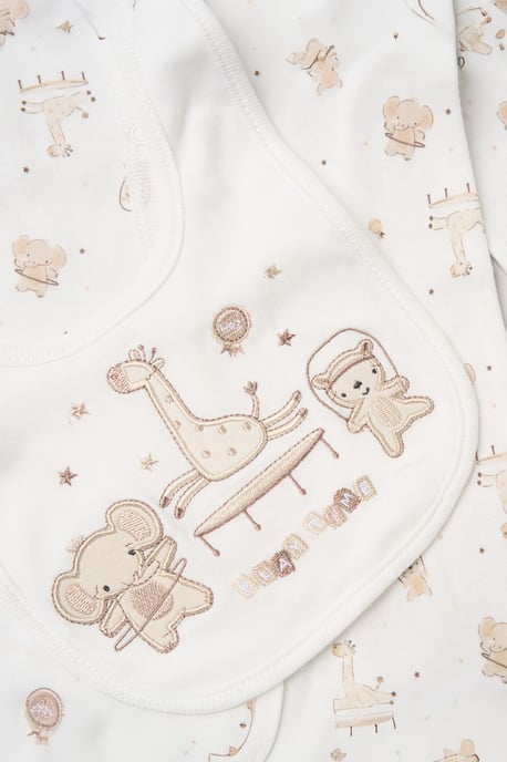 5-Piece Animal Print All in One Baby Gift Set - Image 5