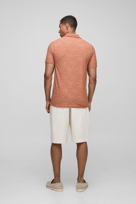 Slim Fit Revere Textured Polo - Image 2