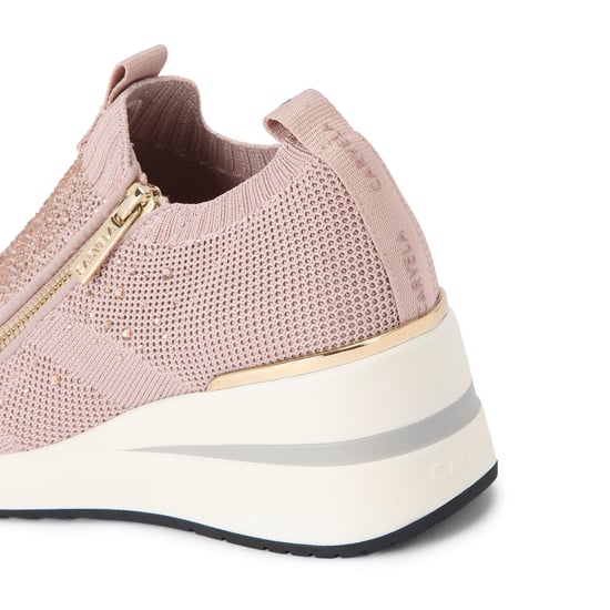Carvela High Rise Zip Knit Sneakers - Image 3