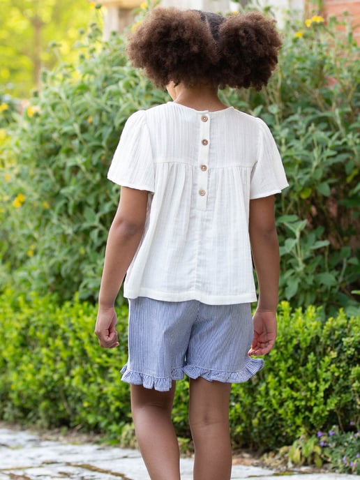Kite Clothing Ticking Frill Shorts - Image 4