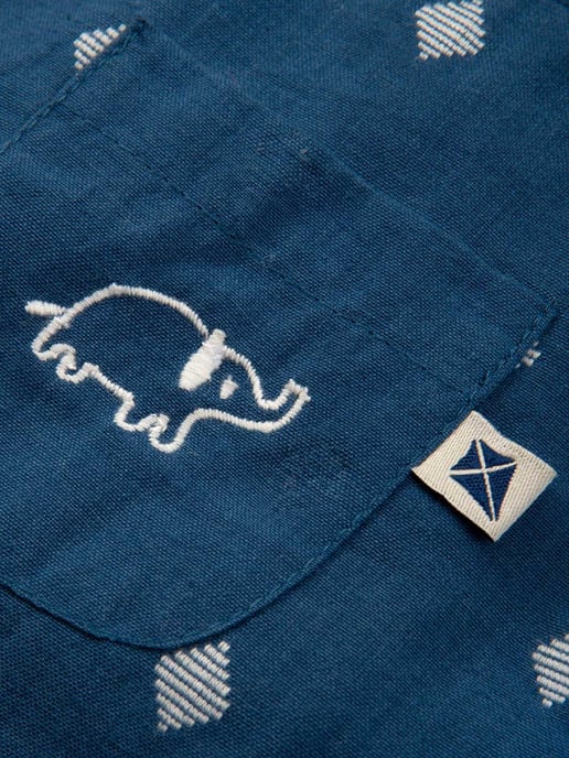 Kite Clothing Dobby Diamond Dungarees - Image 5