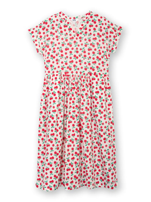 Kite Clothing Everley Muslin Dress Raspberry - Image 2