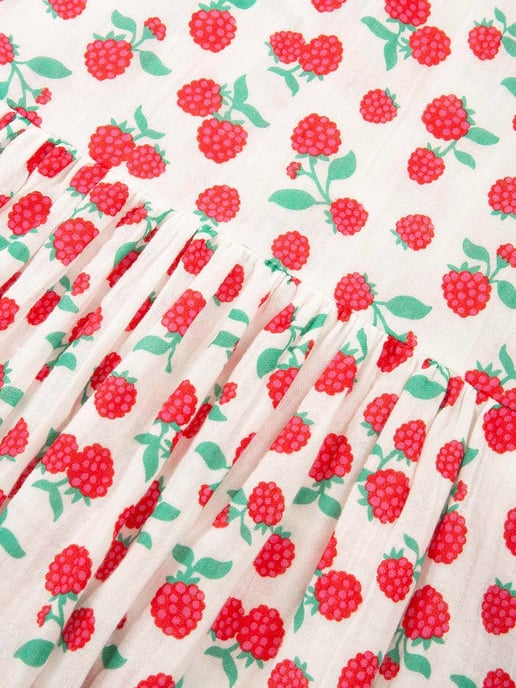 Kite Clothing Everley Muslin Dress Raspberry - Image 6