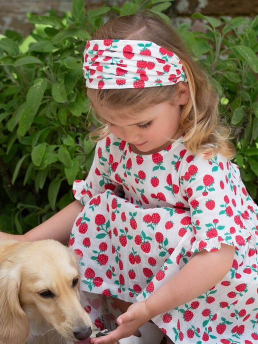 Kite Clothing Raspberry Bandana Hairband - Image 2