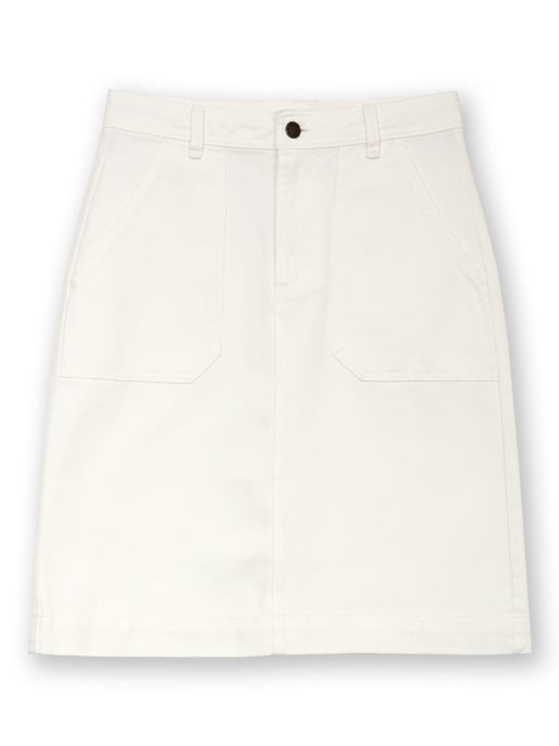 Kite Clothing Bradpole Twill Skirt Ivory - Image 2