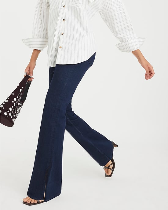 River Island Womens Flared Jeans Indigo High Rise - Image 4