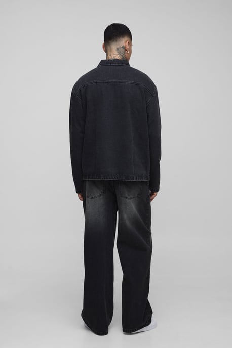 Tall Pleated Baggy Jeans - Image 2