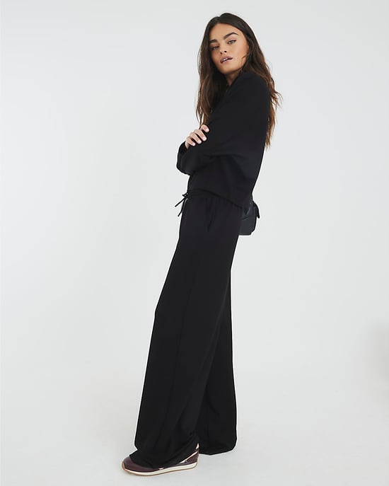 River Island Womens Sweatshirt Black Premium Long Sleeve Batwing - Image 4