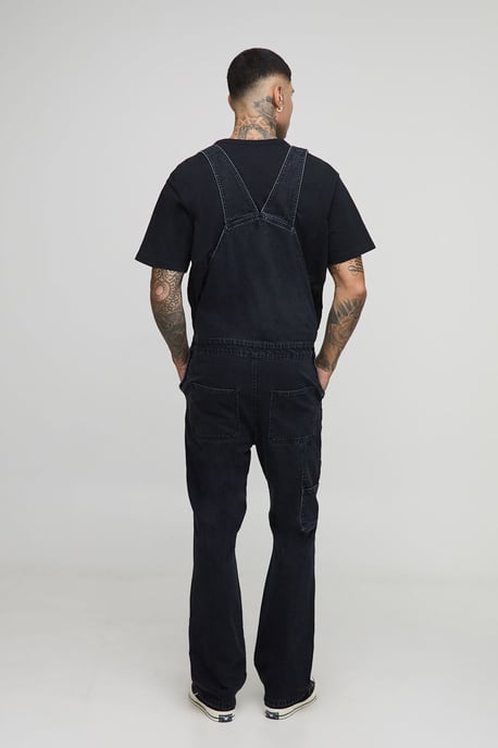 Tall Straight Leg Distressed Dungarees - Image 2