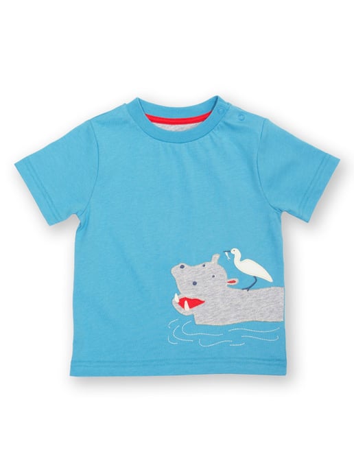 Kite Clothing Happy Hippo T-Shirt - Image 1