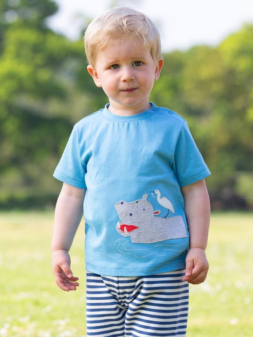 Kite Clothing Happy Hippo T-Shirt - Image 2