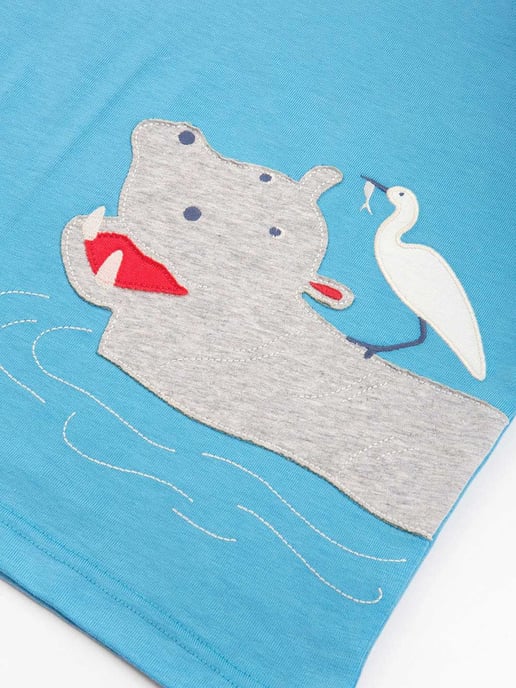 Kite Clothing Happy Hippo T-Shirt - Image 6