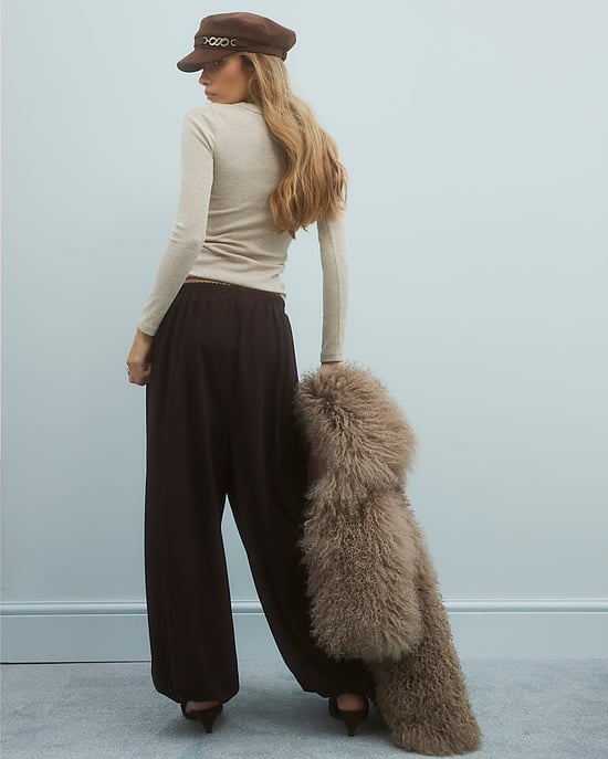 River Island Womens Trousers Brown Premium Balloon Leg - Image 3