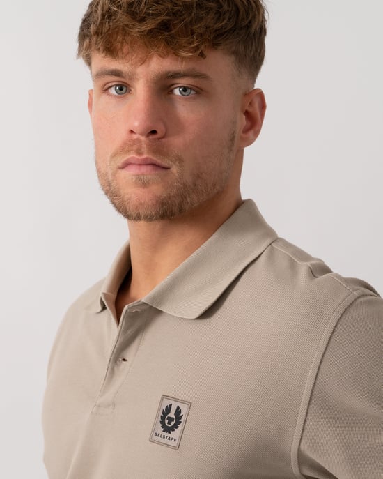 Short Sleeve Polo in Sage Green - Image 3