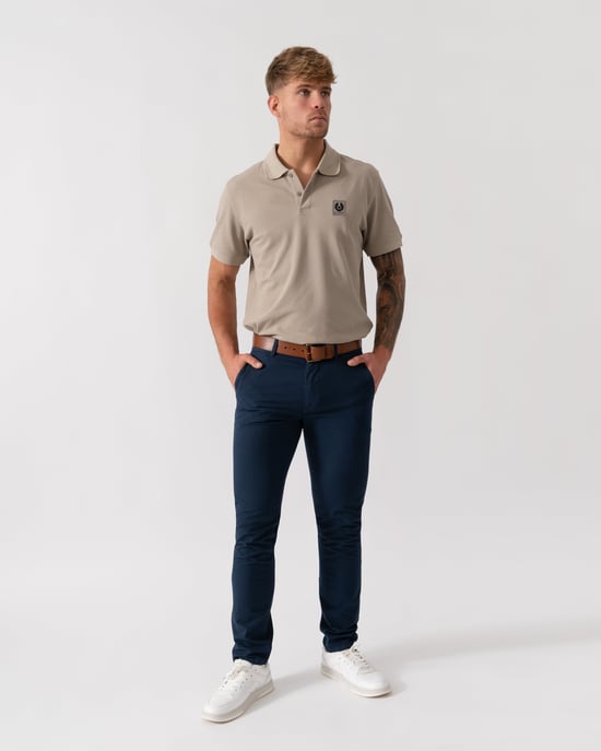 Short Sleeve Polo in Sage Green - Image 4
