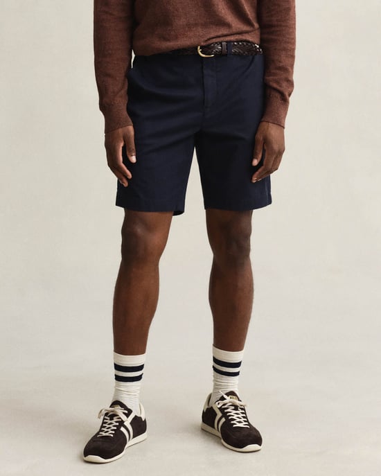 Regular Fit Shorts in Navy - Image 1