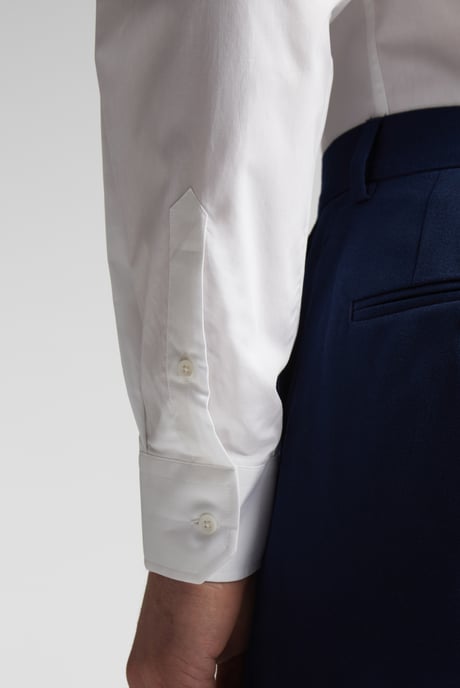Regular Fit Poplin Double Cuff Cutaway Collar Shirt - Image 3