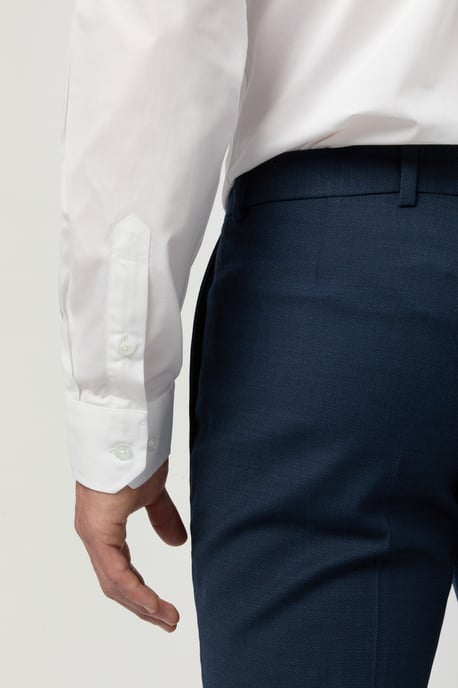 Regular Fit Poplin Single Cuff Cutaway Collar Shirt - Image 3