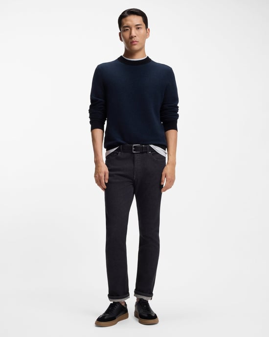 Delaware Slim Fit Jeans in Dark Grey - Image 3