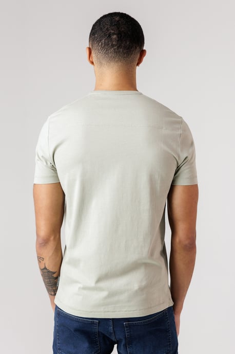 Green 5 Pack Cotton Crew Neck Short Sleeve T-Shirts - Image 3