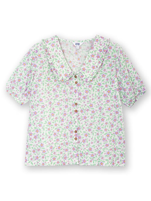 Kite Clothing Crendell Dolly Collar Muslin Blouse Garden Bloom - Image 2