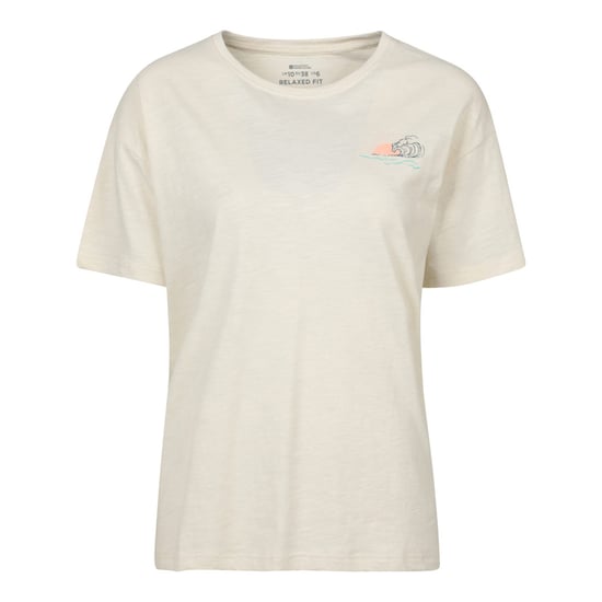 Mountain Warehouse Dames Zeecirkel Relaxed Fit T-shirt (Beige) - Image 1