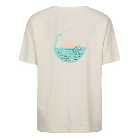 Mountain Warehouse Dames Zeecirkel Relaxed Fit T-shirt (Beige) - Image 2