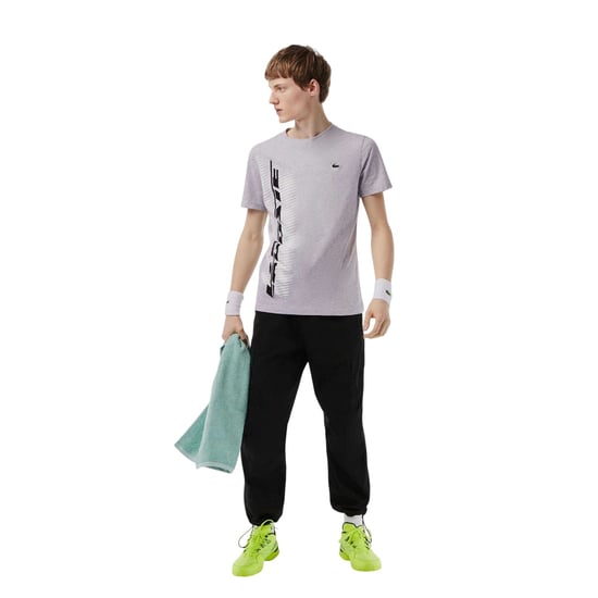 Lacoste Heren Normaal T-Shirt (Grijs) - Image 4