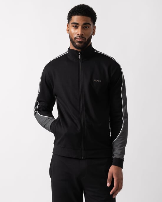 Tracksuit Jacket in Black - Image 1