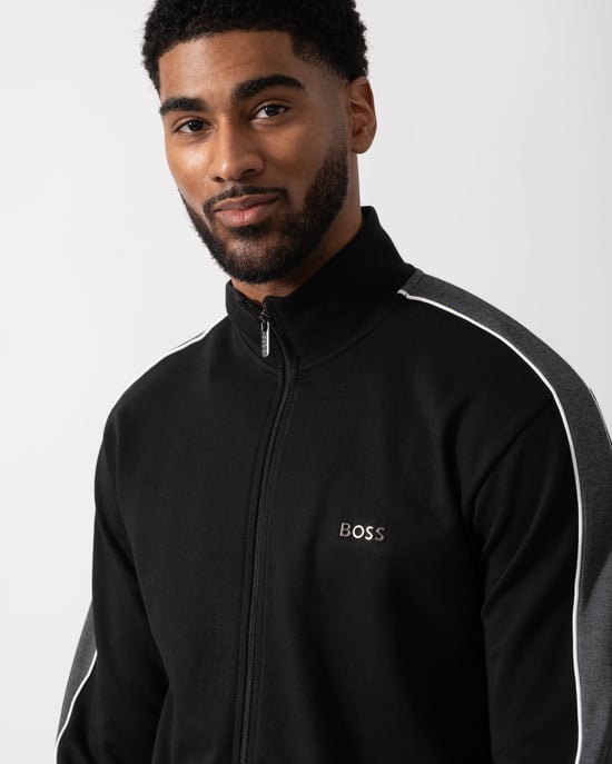 Tracksuit Jacket in Black - Image 4