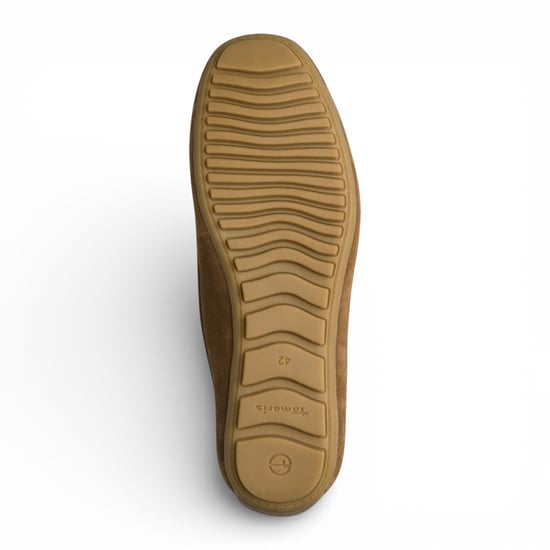 Tamaris Heren Bruine Suède Mocassin Loafers Casual Schoenen - Image 5