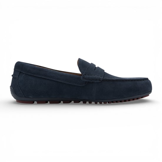 Tamaris Mens Brown Suede Moccasin Loafers Casual Shoes - Image 1