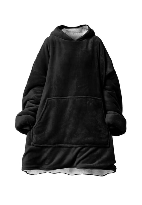 "Pure Black" Knuffeltrui Huggie - Image 1