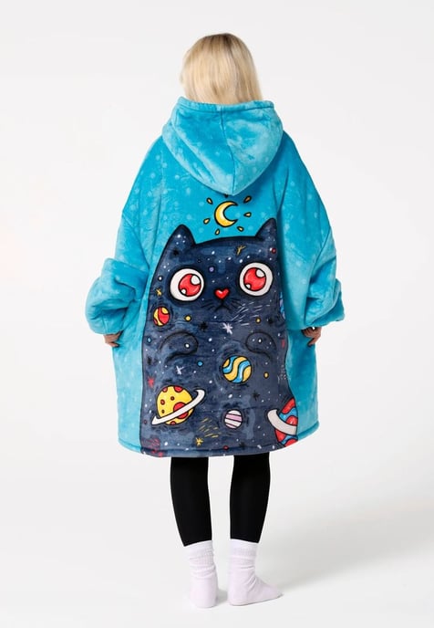 "Space Cat fm" Knuffeltrui Huggie - Image 3