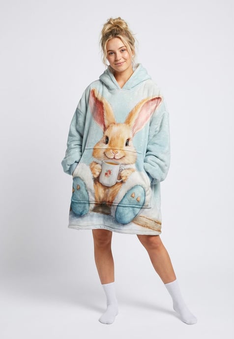 "Winter Bunny fm" Huggie - Image 2
