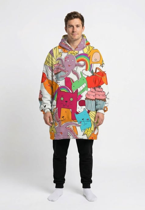 "Monsters" Knuffelhoodie - Image 2