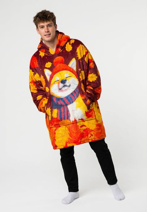 "Autumn Shiba" Knuffelhoodie - Image 2