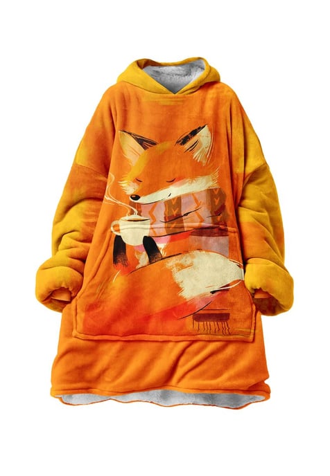 "Cozy Autumn Fox "Knuffeltrui Huggie - Image 1