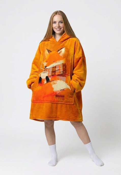 "Cozy Autumn Fox" Knuffelhoodie - Image 2