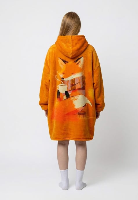 "Cozy Autumn Fox" Knuffelhoodie - Image 3